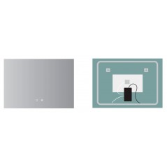 Espejo led baño cuadrado retroiluminado EPSILON - CRISTALED (1)