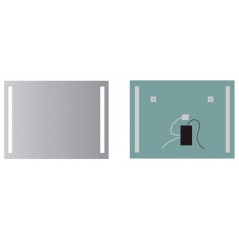 Espejo led baño cuadrado retroiluminado PLUS - CRISTALED (1)