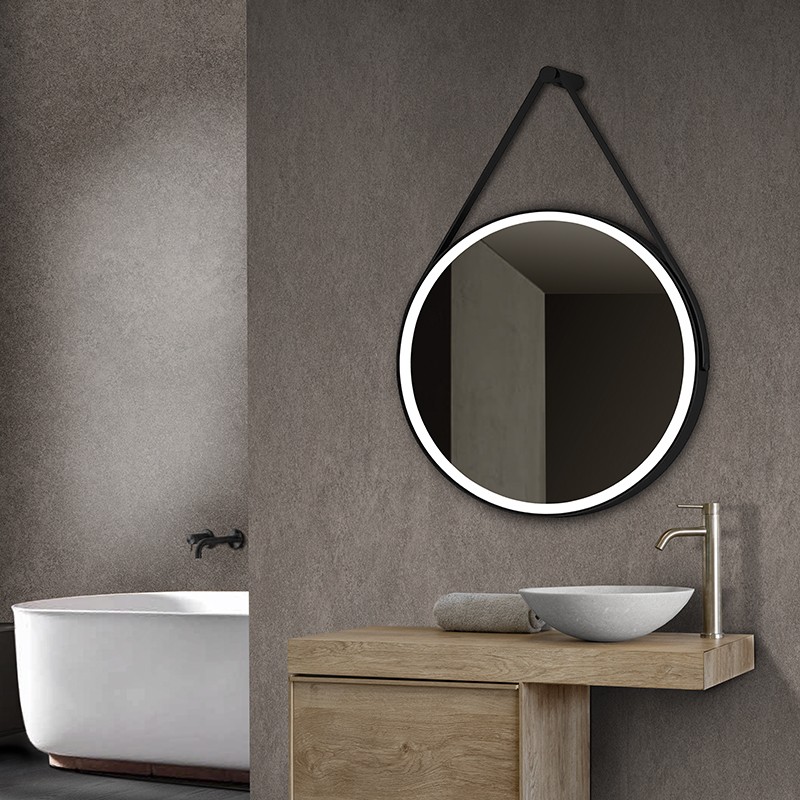 Espejo redondo con luz led retroiluminado Zaniah - Espejo Baño