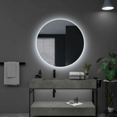 Espejo led baño redondo retroiluminado ALPHA - CRISTALED (2)