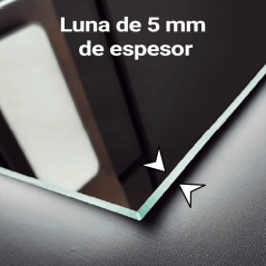 Espejo led baño redondo retroiluminado ALPHA - CRISTALED (5)