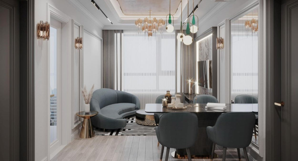 Cómo decorar con espejos el comedor