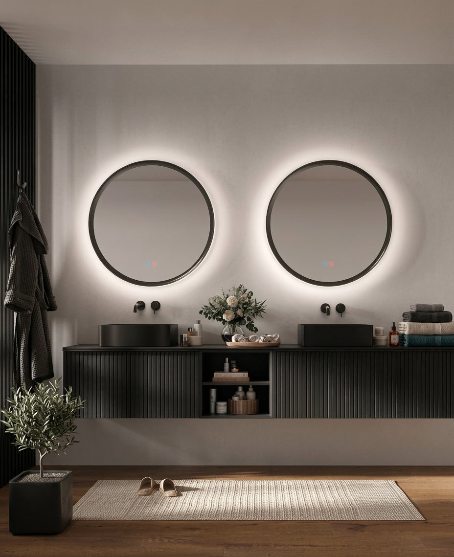Espejo de baño con luz LED · Modelo TORINO