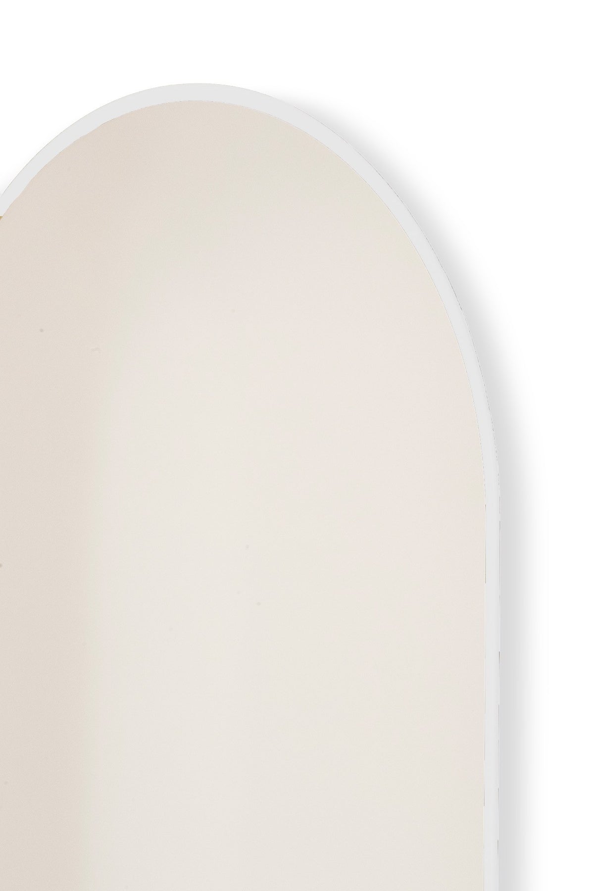 Espejo Modelo JERDEN borde pintado blanco - EspejoLED