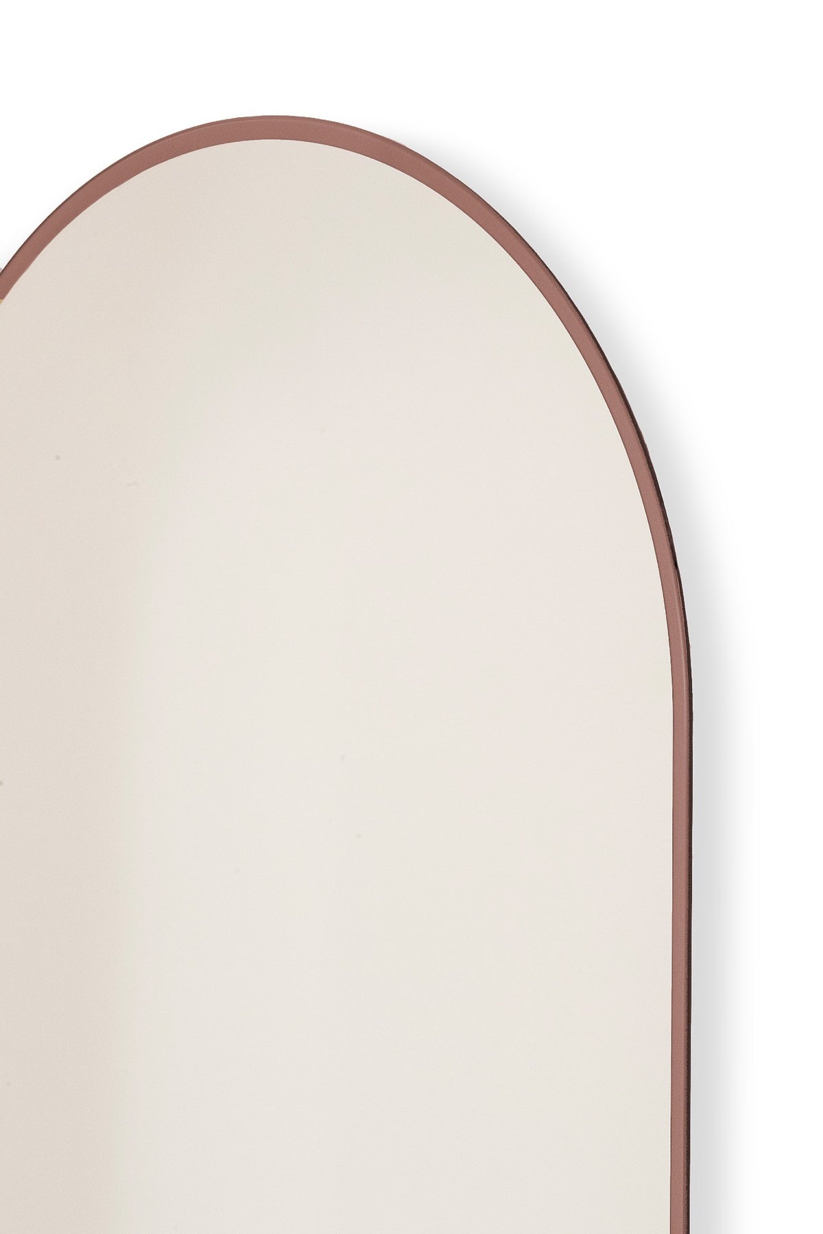 Espejo Modelo JERDEN borde pintado oro rosa - EspejoLED