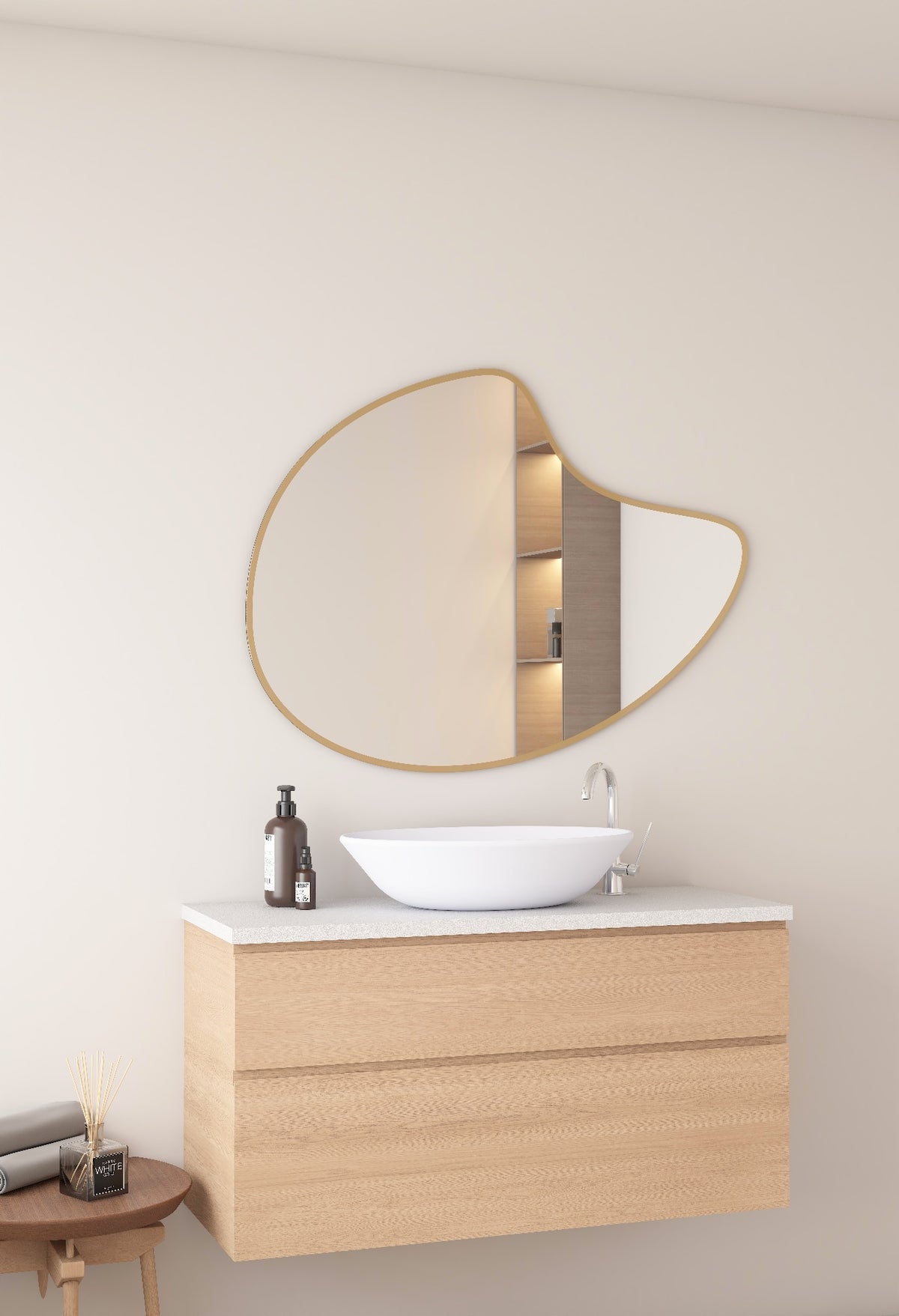 Espejo de baño Modelo NATUR SIN