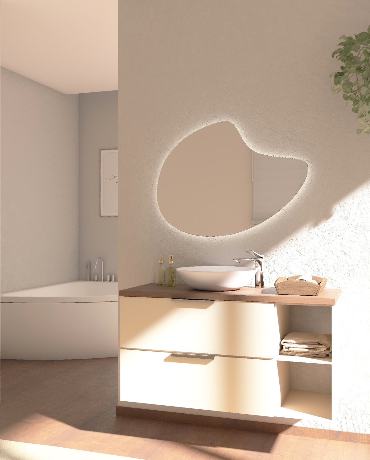 Espejo de baño Modelo WORLD